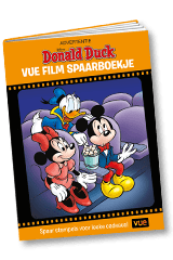 pop up vue filmboekje donald duck poster