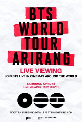 BTS World Tour 'Arirang' in Japan: Live Viewing (Vue Music)